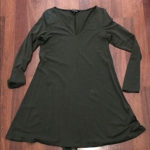 Olive T-shirt Dress - Size M